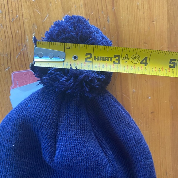 NWT American Needle Navy Pom Beanie - Picture 5 of 7